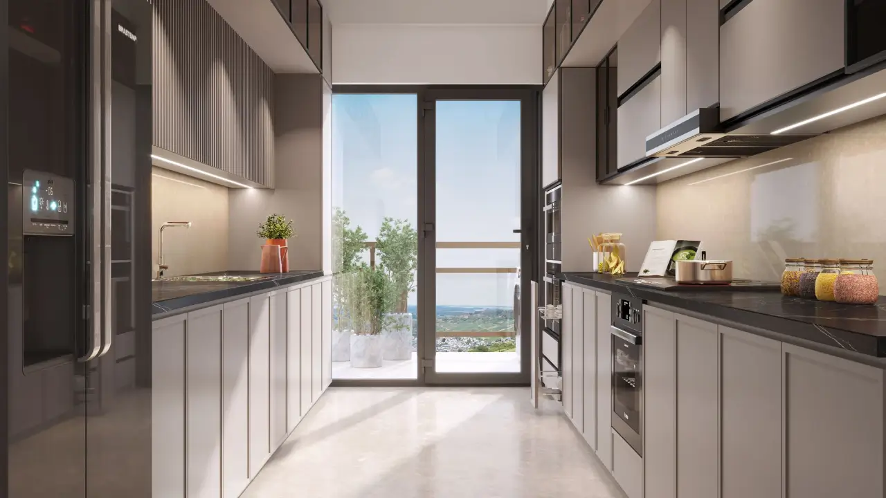 Modern dining area with premium finishes at Signature Global DXP Estate